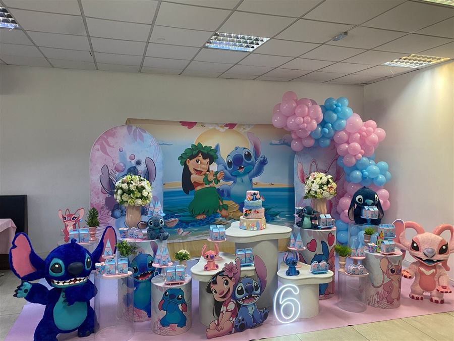 Decoração tema Lilo e Stitch