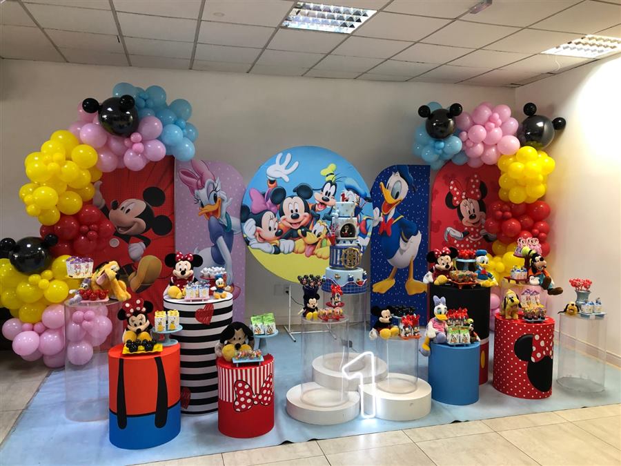 Decoração tema Turma do Mickey