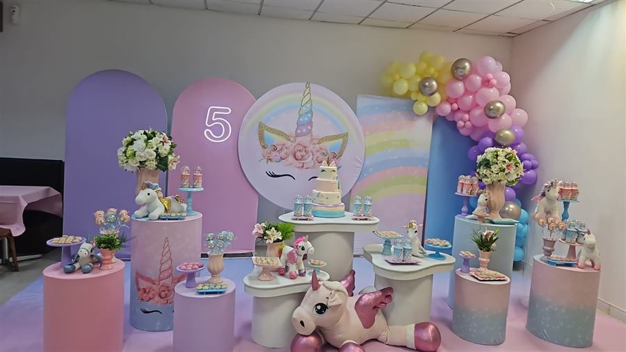 Decoração tema Unicórnio