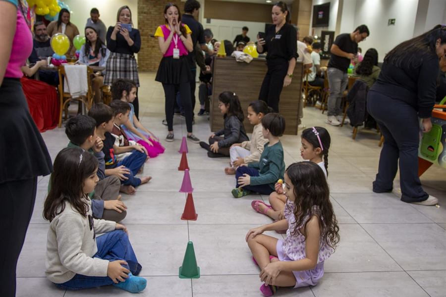 Recreação com brincadeiras